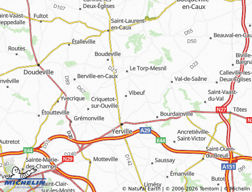 Mapa MICHELIN Vibeuf - ViaMichelin
