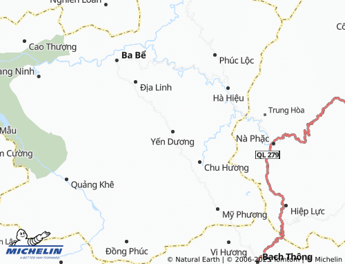 MICHELIN-Landkarte Yến Dương - ViaMichelin