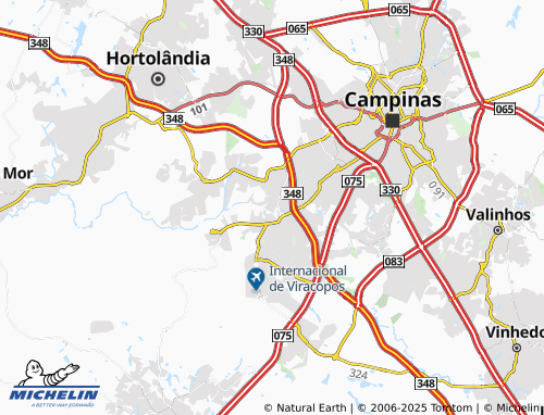 Carte MICHELIN Jardim Uruguai - ViaMichelin