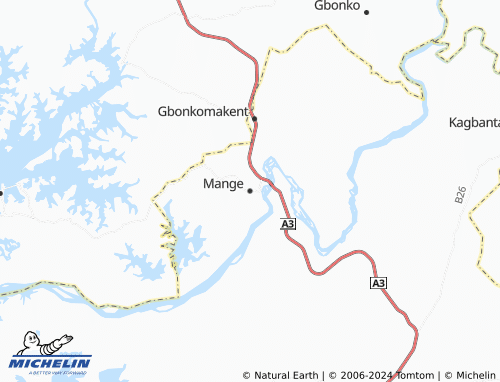 MICHELIN Mange map - ViaMichelin