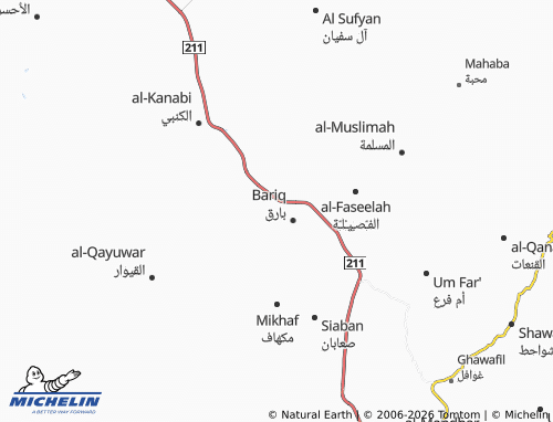 MICHELIN-Landkarte al-Nuzhah - ViaMichelin