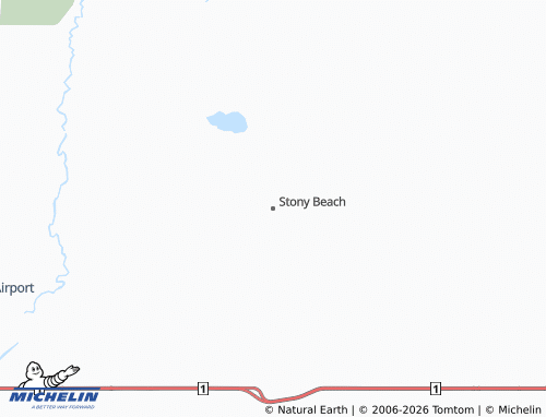 MICHELIN Stony Beach map - ViaMichelin