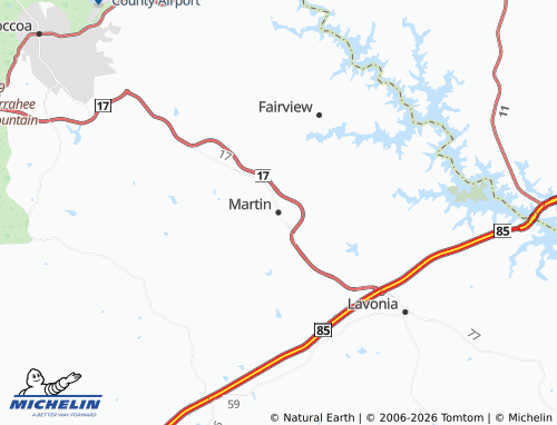 Mappa MICHELIN Martin - ViaMichelin