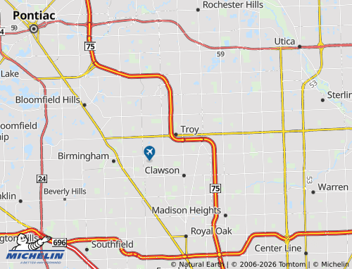 Mappa MICHELIN Troy - ViaMichelin
