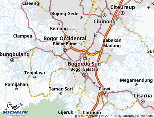 MICHELIN Ciwaringin map - ViaMichelin