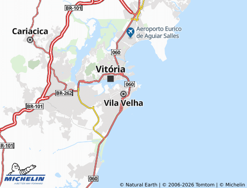 MICHELIN Vila Velha map - ViaMichelin