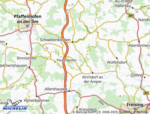 MICHELIN Güntersdorf map - ViaMichelin