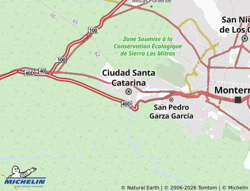 Mappa MICHELIN Santa Martha Segundo Sector - ViaMichelin