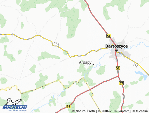 MICHELIN Tolko map - ViaMichelin