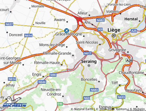 Mappa MICHELIN Flémalle-Grande - ViaMichelin