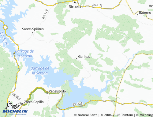 Carte MICHELIN Garlitos - ViaMichelin