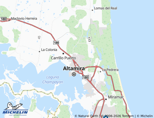 MICHELIN Valle Real map - ViaMichelin