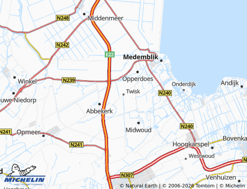 MICHELIN Twisk map - ViaMichelin