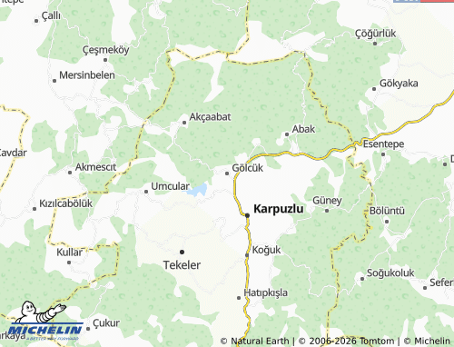 MICHELIN Gölcük map - ViaMichelin