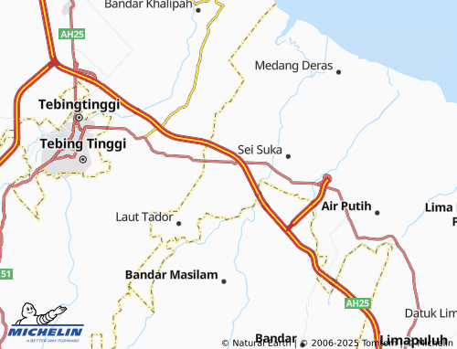 MICHELIN Perkebunan Tanjung Kasau map - ViaMichelin