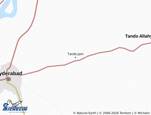 Mappa MICHELIN Tando Jam - ViaMichelin