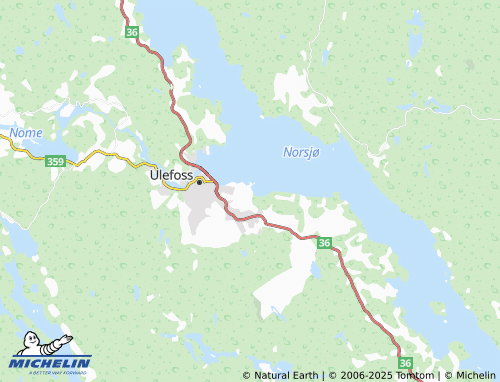 Carte MICHELIN Skippervoll - ViaMichelin