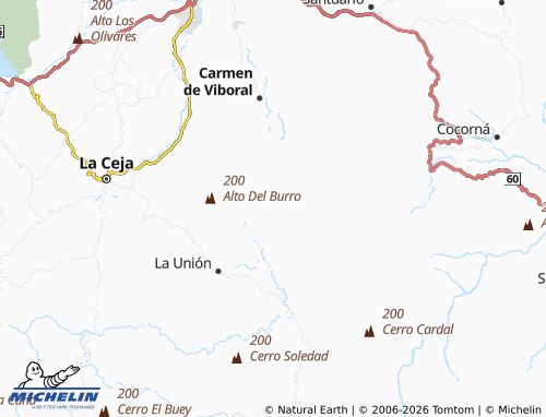 MICHELIN La Madera map - ViaMichelin
