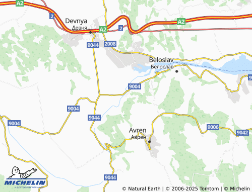 MICHELIN Razdelna map - ViaMichelin