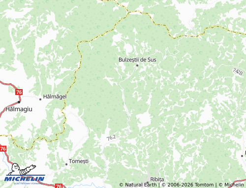 Mappa MICHELIN Bulzeștii De Jos - ViaMichelin