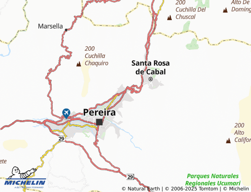 MICHELIN Villa María map - ViaMichelin