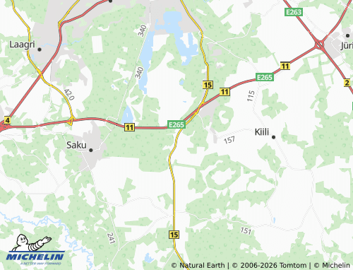 MICHELIN Saustinõmme map - ViaMichelin