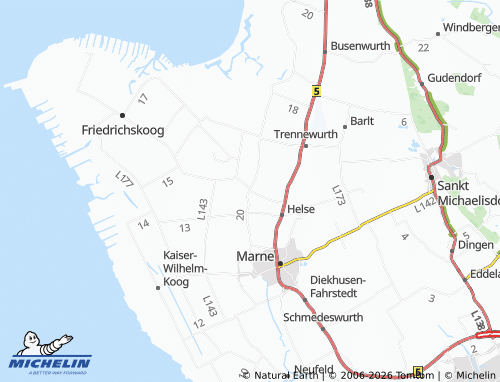 Kaart MICHELIN Helserdeich - ViaMichelin