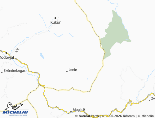 MICHELIN Grabovë e Sipërme map - ViaMichelin
