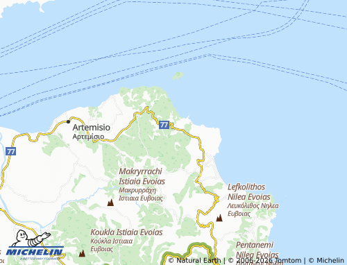 MICHELIN Ellinika map - ViaMichelin
