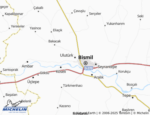 MICHELIN Ulutürk map - ViaMichelin