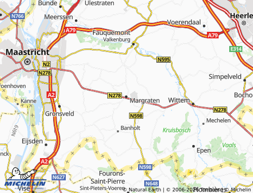 Carte MICHELIN Margraten - ViaMichelin