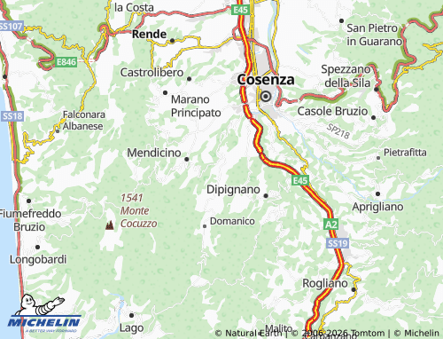 Mapa MICHELIN Carolei - ViaMichelin