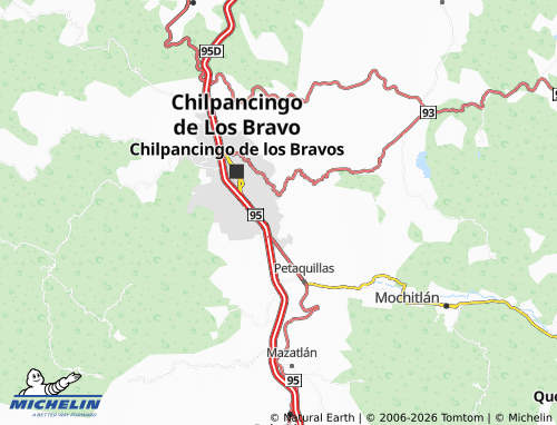 Carte MICHELIN Lomas del Bosque - ViaMichelin