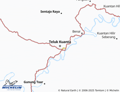 MICHELIN Teluk Kuanta map - ViaMichelin