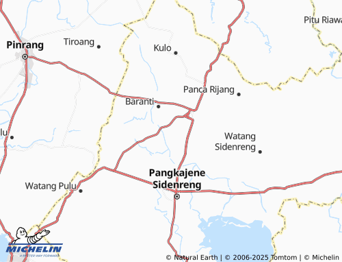 MICHELIN Panreng map - ViaMichelin