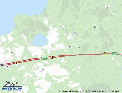 MICHELIN Mustametsa map - ViaMichelin