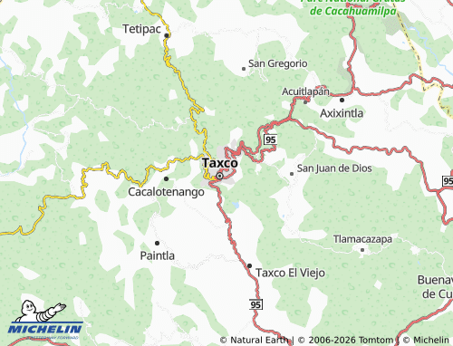 Mapa MICHELIN Del Panteón - ViaMichelin