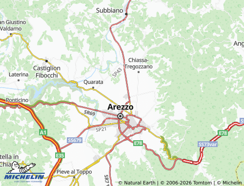 MICHELIN Ceciliano map - ViaMichelin