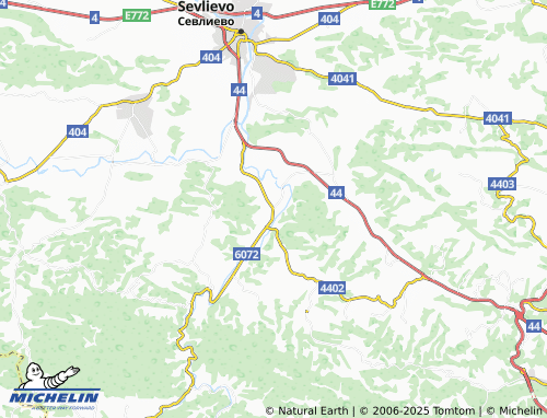 MICHELIN Gorna Rositsa map - ViaMichelin