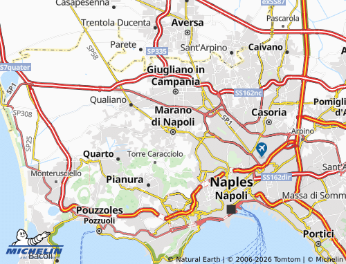 MICHELIN-Landkarte Marano di Napoli - ViaMichelin