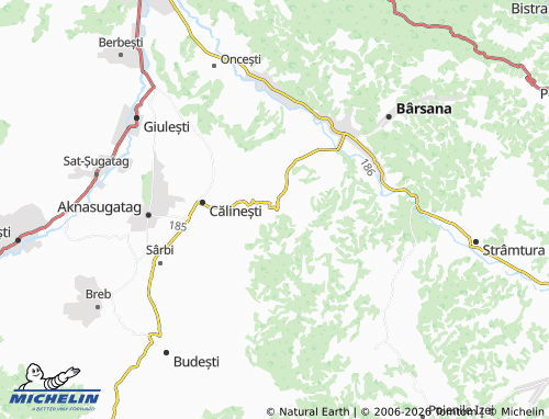 Mapa MICHELIN Văleni - ViaMichelin