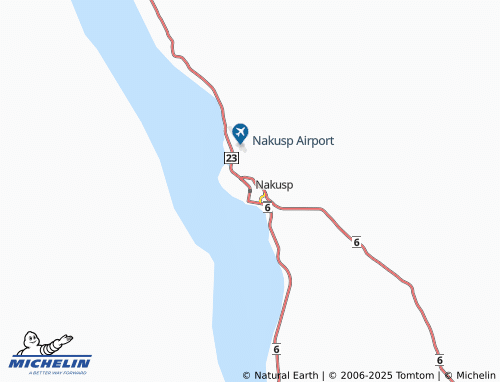 MICHELIN Nakusp map - ViaMichelin