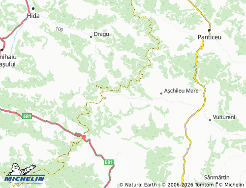 MICHELIN-Landkarte Așchileu Mic - ViaMichelin