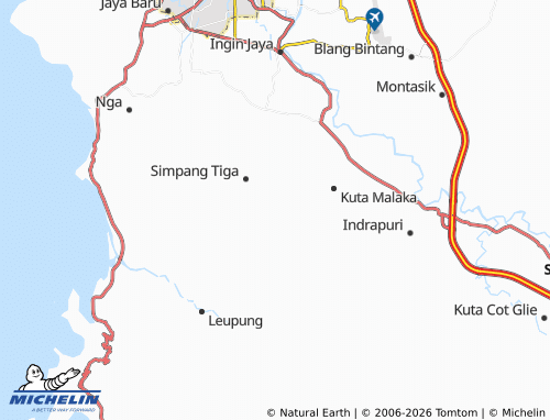 MICHELIN Lamtanjong map - ViaMichelin