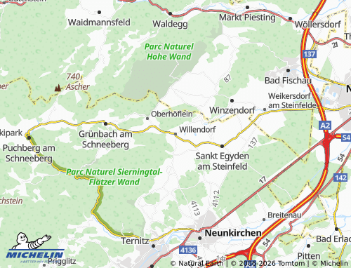 Mappa MICHELIN Willendorf - ViaMichelin