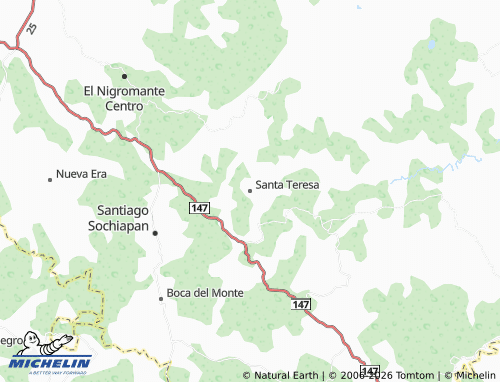 Mapa MICHELIN Santa Teresa - ViaMichelin
