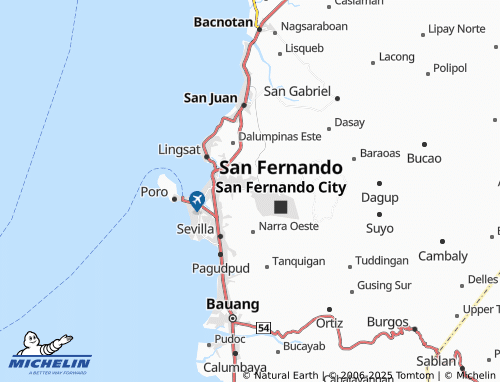MICHELIN Santiago Norte map - ViaMichelin