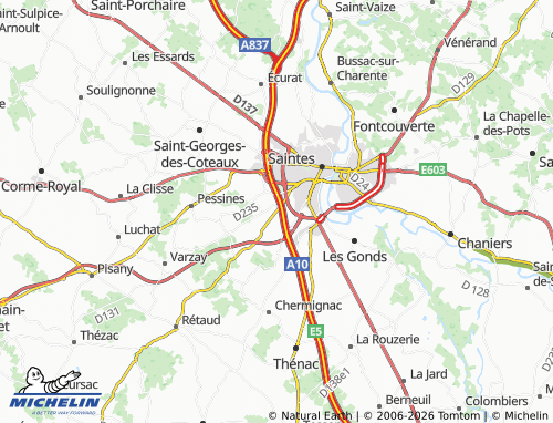 Mapa MICHELIN Toutvent - ViaMichelin
