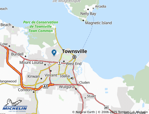 Kaart MICHELIN Townsville - ViaMichelin