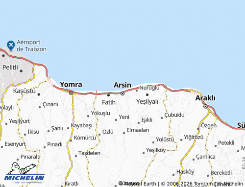 Mappa MICHELIN Arsin - ViaMichelin